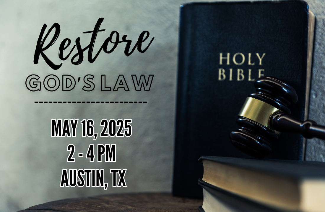Restore God's Law 2025